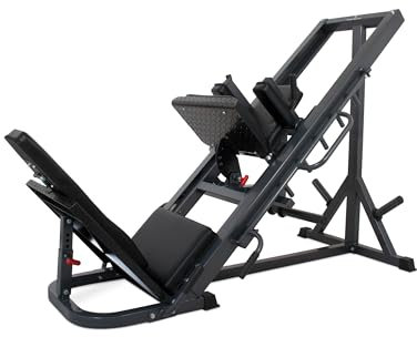 PowerMark 800 LPHS Leg Press/Beinpresse - Schwarz - Kohlenstoffstahl - Krafttrainingsgerät