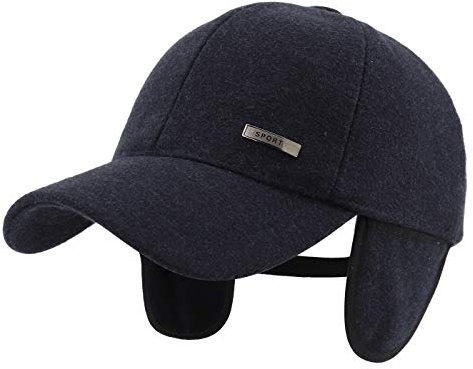 Gisdanchz Cap Mit Ohrenklappen,Baseball Cap,Cap Ohrenklappen Basecap Herren Caps Winter Marine