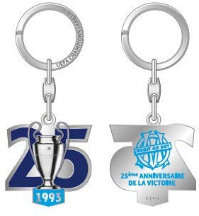 UEFA Porte-clés Champions League 2D Anniversaire 25 Ans Om