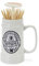 Balvi Porte Cure-Dents Pilsen Distributeur de Cure-Dents en Forme de chope de Biere Céramique/plastiq