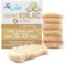 Eponge de Konjac bio exfoliante grâce aux brisures de coques de noix pour le corps | Lot de 2 éponges corps| Eponge végétale naturelle nettoyante