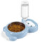 Dog Bowls, Cat Food and Water Bowl Set with Water Dispenser and Stainless Steel Bowl for Cats and Small Dogs
