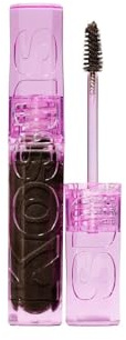 Kosas Air Brow Tinted Eyebrow Gel – Volumizing Brow Gel with Flexible Long-Lasting Hold, Brown Black
