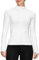 QUEENIEKE Damen Laufjacke Sportjacke voll zip Langarm Trainingsjacke Sweatjacke Slim Fit Handfeel Jacke mit Tasche Für Yoga Fitness Weiß XL