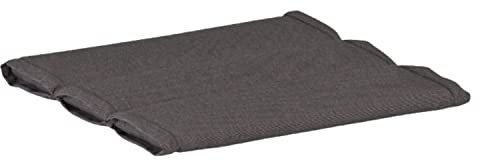 KETTtex Auflage Hocker dunkelgrau I Barhocker Polster 50x50x3cm I KTH1 Sitzauflage weich & robust I Stuhlauflage ohne Verblassen I pflegeleichtes Sitzkissen I Dessin 8692