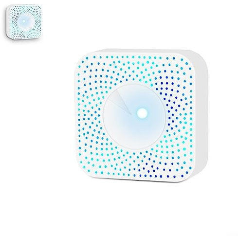 für Tuya Smart 6-in-1-Luftdetektor Luftqualität Messgerät Monitor Feinstaubmessgerät Zigbee