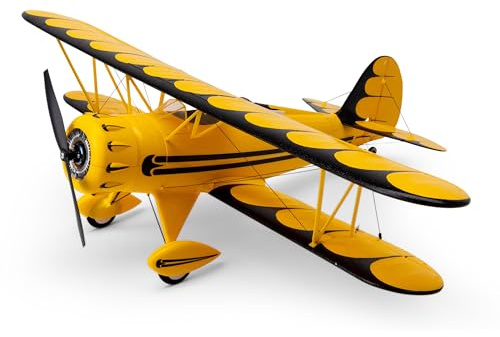 E-flite RC Flugzeug UMX WACO Gelb BNF Basic Transmitter Akku und Ladegerät Nicht im Lieferumfang enthalten mit AS3X & Safe EFLU53550Y