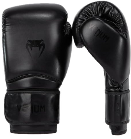 Venum, Contender 1.5 Boxhandschuhe, Unisex Erwachsene, 14 Oz, Schwarz/Schwarz