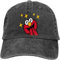 TeysHa Baseballkappe Snapback Sonnenhut Sesamstraße Bert pädagogische Animation mehrfarbige Mütze Schirmmütze für Damen Elmo personalisierte Visierschutzhüte Geschenk