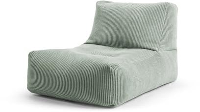 Sitting Point Sitzsack Shara Rock Cord in Salbei