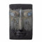 Nasru Vase, Schwarz, Steingut