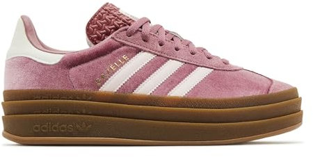 adidas Gazelle Bold Damen Sneaker, Preloved Crimson Sandy Pink Off White, 42 2/3 EU