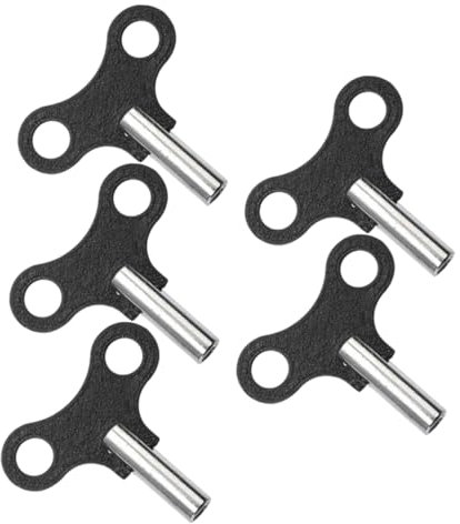 ANDRESLAD 5stücke Teiliges Uhrwerk Aufziehwerkzeug Aus Winding Key Für Alarm Und Standuhren Robuste Uhrmacher-zubehörteile Zur Effektiven Wartung Von Uhren