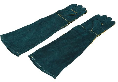 Jonlaki für den Umgang mit Tieren, Hundebiss-Ärmel, Tierkontrollhandschuhe, Bissfeste Schutzhandschuhe, Bissfeste für das Training von Hunden, Katzen, Vögeln, Schlangen, Eidechsen,