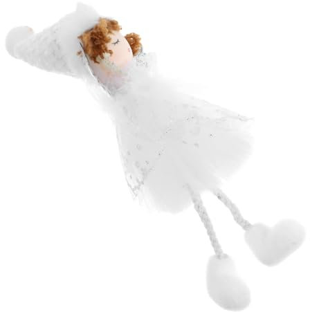 SWOOMEY 1stück Weihnachtsengel Hängedekoration Festliche Doll Für Weihnachtsbaum Fenster Und Zuhause Süße Weihnachtsdeko Für Und Außen Weißer k