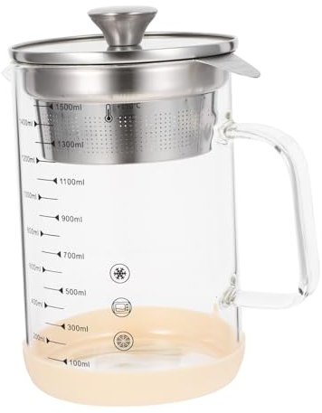 CIYODO Filtro Per Latte Di Soia Contenitore Per Filtro Scala Teiera Piccola Brocca Per Tè