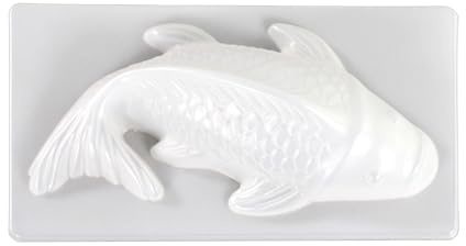 3D-Koi-Fisch-Kuchenform - Realistische Backform Aus Silikon | Vielseitige Karpfen-Schokoladenform | Dekorative Fisch-Form Für Kuchen, Süßigkeiten, Reiskuchen, Schokoladenkunst