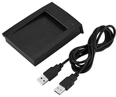 125Khz Card Reader, EM4100 Smart USB RFID ID Reader Reads Proximity Cards Door Access Control Sensor No Drive for Access Control