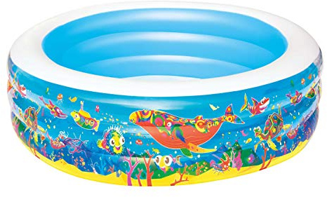 Bestway 51122 - Planschbecken 196x53cm Fantasy, extrabreit