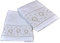 Casatessile Amore cuori Paar Frottee-Handtücher Set mit 2 Gesichts- und Bidet-Badetüchern - Bianco