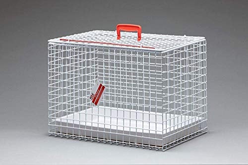 MDC Cat Carrier with Top Opening – Lightweight Mesh Pet Travel Crate for Vet Visits, Cats & Kittens – Breathable, Easy Clean Cat Basket with Handle – Secure & Spacious Cat Crate for Travel, White