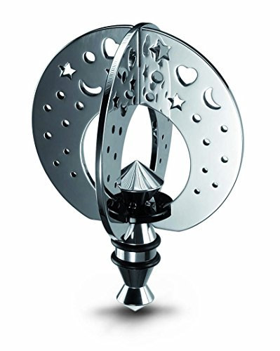 Ausonia - Tappo lavorato per chiudere bottiglie di vino e champagne in acciaio inox in confezione regalo