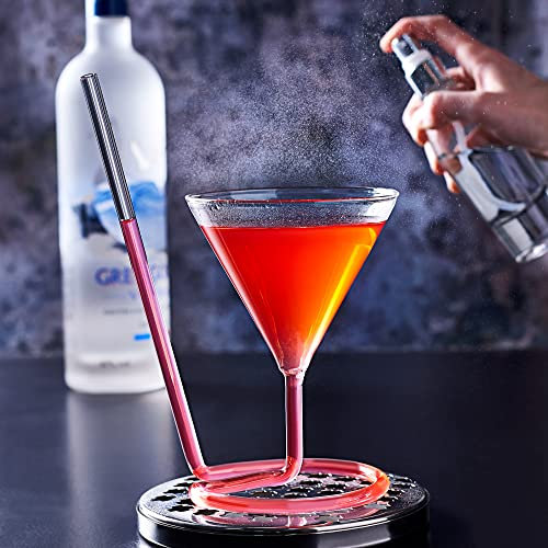 bar@drinkstuff The Siptini Cocktail Glass 7.7oz / 220ml - Novelty Martini Sipper Glass