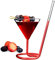 bar@drinkstuff The Siptini Cocktail Glass 7.7oz / 220ml - Novelty Martini Sipper Glass