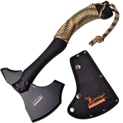 Elk Ridge Evolution ELK Cleaver - Axt - Schwarz , Klinge sehr scharf, Klingenlänge: 16 cm