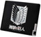 WANHONGYUE Attack on Titan Anime Bifold Brieftasche Kunstleder Schlanke Geldbörse Portemonnaie Kreditkartenhülle /1