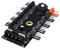LTronics 10 Fan Controller Hub Adapter, 4 Pin PWM, 12V MOLEX Power - Black