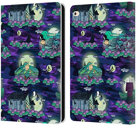 Head Case Designs sous Licence Officielle Peanuts Snoopy Modèles Spooktacular Étui Portefeuille en Cuir Compatible avec Apple iPad Air 2 (2014)