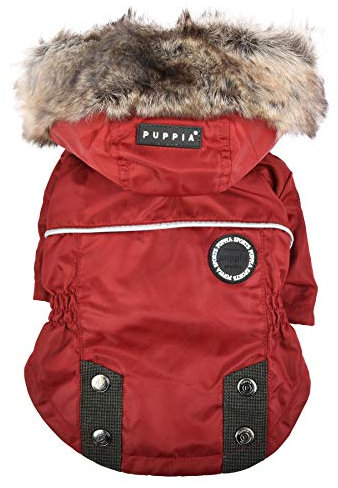 Puppia Hundemantel für kleine und mittelgroße Hunde - Brock - wohlfühlende Wärme und Komfort - Hundejacke