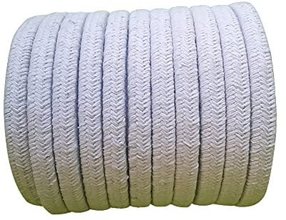GOONSDS Rope Seals Porte Coupe-Feu - Joints De Corde en Fibre De Céramique pour Poêles Et Fours,50mmx50mmx1 Meter