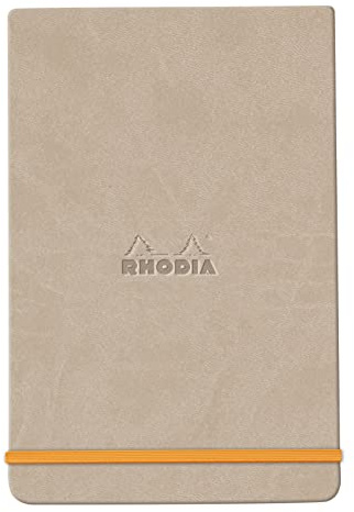 Rhodia 194378C Notizbuch Webnotepad A5 liniert 96 Blatt Beige