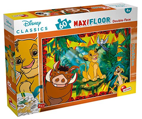 Liscianigiochi 91751 Disney Puzzle Df Maxi Floor 60 König Löwe, Nicht Zutreffend
