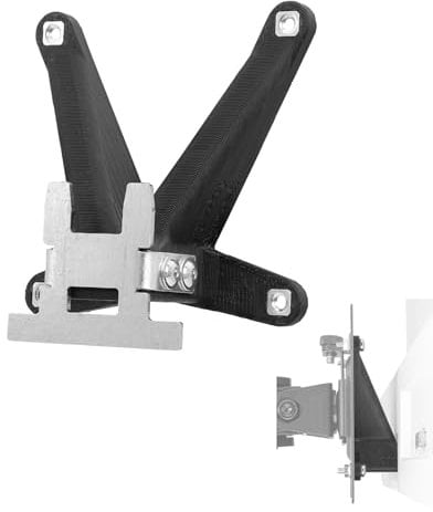 3IDEE adattatore VESA compatibile con monitor Acer (HA240Y, R240HY, SB220Q, SB230, RT240, RT240Y, R221Q, G227HQL e altro) - Attacco VESA 75x75 mm, Supporto VESA per monitor senza connessione VESA