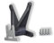 3IDEE VESA Adapter kompatibel mit Acer Monitor (HA240Y, R240HY, SB220, SB230, RT270, R221Q, R241Y, G227, G237, G247, G257, SA240Y, SA220, SA230) - inklusive Schraubenset - 75x75mm