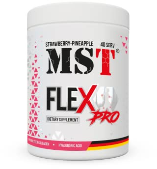 MST® Nutrition Flex Pro Pulver – Kollagen, MSM, Glucosamin, Chondroitin & Hyaluronsäure – Hochwertige Rezeptur – Made in Germany (420g, Strawberry Pineapple)