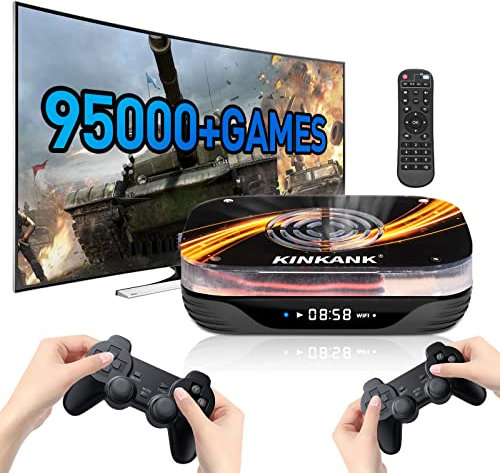 Super Console X3 Plus Retro Video Game Consoles Built-in 95000+ Games, Android TV 9.0/CoreELEC/Emuelec 4.5 Game System, S905X3 Chip, 8K UHD Output,2.4G/5G BT 4.0…