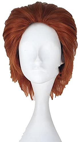 ydound Anime Coser pruik Anime Hunter X Hunter Hisoka Cosplay Kurze Perücke Action Figure Hitzebeständige Faserhaar + Perücke Kappe Halloween Party Männer Frauen