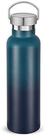 Volhoply 600ml Botellas Agua de Acero Inoxidable,Botella de Doble Pared Aislada al Vacío de 20 onzas con Tapa de Asa- Sin BPA,Termo de Metal a Prueba de Fugas para la Escuela,Excursionistas,Regalo