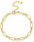 Pulsera de mujer original de eslabones con cadenitas. Pulsera de acero quirúrgico bañada en oro/plata para mujer, niña ideal para regalo del día de la madre, cumpleaños, aniversario. Joyería mujeres
