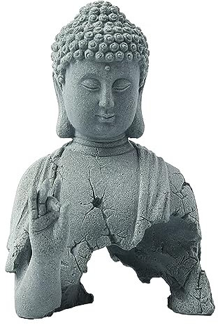 Buddha-Statue für Zuhause Stein Zen Garten Zubehör Meditation Zen Garten Yoga Bonsai Mikrolandschaft Feng Shui Dekor Aquarium Dekorationen