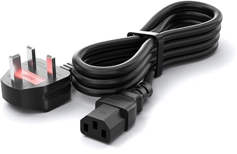 6FT Amplifier Power Cord, CYD 3 Prong Amp Power Cable Compatible with ION Speaker, Guitar Amp, Block Job Rocker, Explorer, Pathfinder, Tailgater, Vox, Fender, Marshall, Block Party & Live, 1 Pack