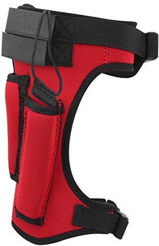 Tbest Diving Knife Leg Wrap, Neoprene Knife Wrap Sheath Strap Leg Holder Diver Underwater Adjustable Leggings Knife Wrap Sheath for Scuba Diving, Spearfishing