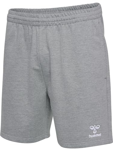 hummel Verstellbare Taille Kurze Hose Hmlgo Herren | Bio-Baumwolle | nachhaltige Materialauswahl | Elastischer Bund für eine perfekte Passform | Regular Fit | unifarben