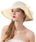 Naimo Damen Kirche Kentucky Hut Derby Fascinator Hut Elegante Blumen Organza Breite Krempe British Tea Party Hochzeit Sonnenhut
