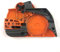 DAZZLEEX Kettenbremse Kupplung Seitenabdeckung Für Husqvarna 445 450 Kettensäge 544097902 544097901 Kettensäge Ersatzteile