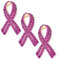 Ensemble De 3 - Broche Épingle Cristal Survivant Du Cancer Du Pancréas Ruban Violet - Design Émaillé Élégant - Accent Plaqué Argent - Accessoire Inspirant Pour Femmes